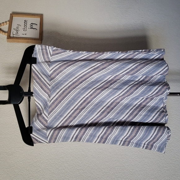 XL Metro Girl Linen Blend Skirt - Picture 1 of 7